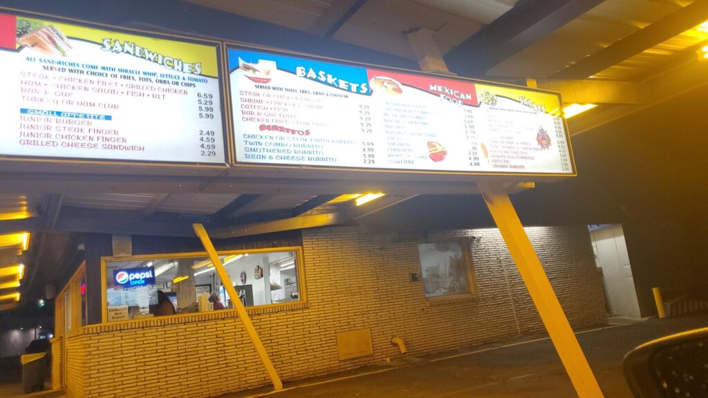 Twin Cronnie Drive-In Menu 5